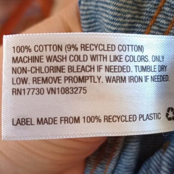 Universal Threads Relaxed Wide Leg Medium Wash Denim 100% Cotton Size 6/28R - Picture 9 of 9